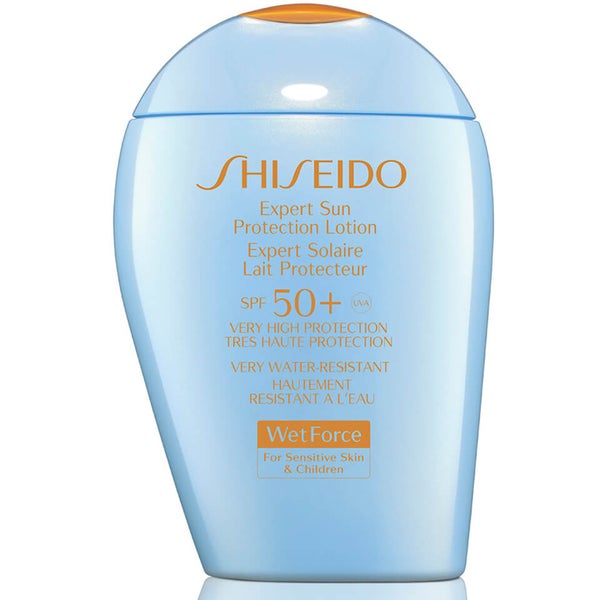 Солнцезащитный лосьон для чувствительной кожи и для детей Shiseido Expert Sun Protection Lotion SPF50 (100 мл)