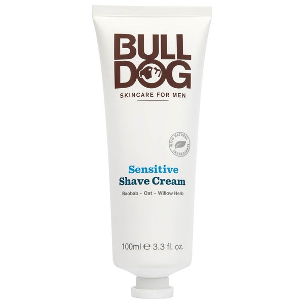 Крем для бритья для чувствительной кожи от Bulldog, 100 мл