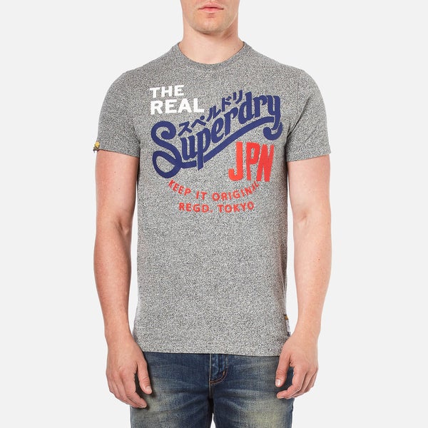 Superdry Men's Keep It Tri Colour T-Shirt - Pheonix Grey Grit