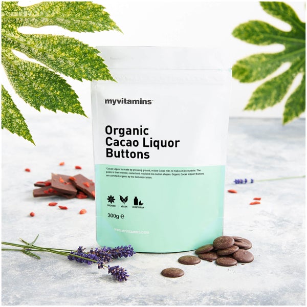 Organic Cacao Liquor Buttons (300g) (Myvitamins)