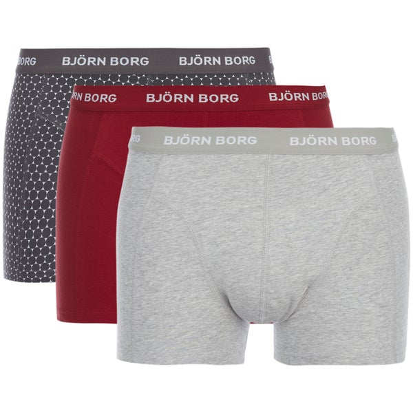 Bjorn Borg Men's BB Dot Boxer Shorts - Asphalt