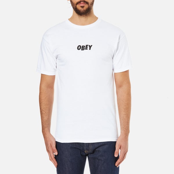 OBEY Clothing Men's OBEY Clothing Jumbled T-Shirt - White