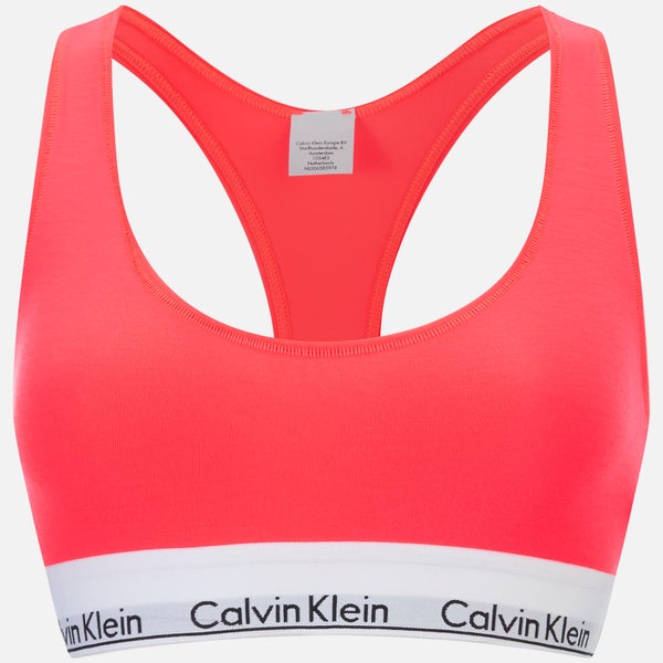 Calvin Klein Women's Modern Cotton Bralette - Bright Nectar