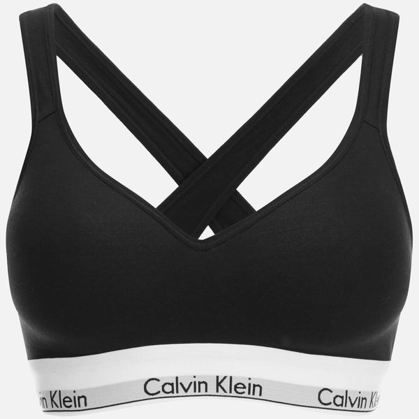 Calvin Klein Women's Modern Cotton Lift Bralette - Black