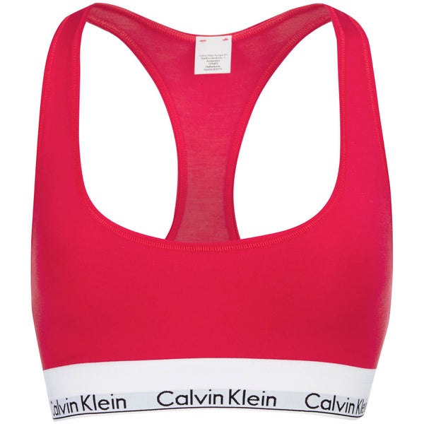Calvin Klein Women's Modern Cotton Bralette - Evocative Red