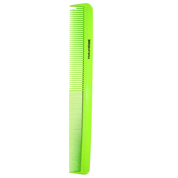 Denman Precision Large Cutting Comb - Lime Green