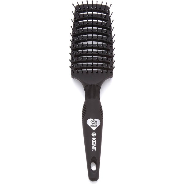 Kent Nylon Quill Hairbrush - Black