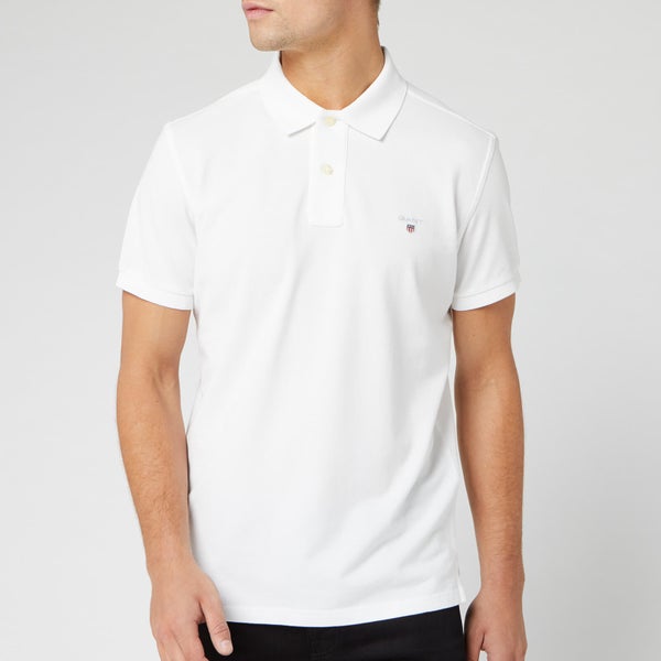 GANT Men's Original Pique Polo Shirt - White