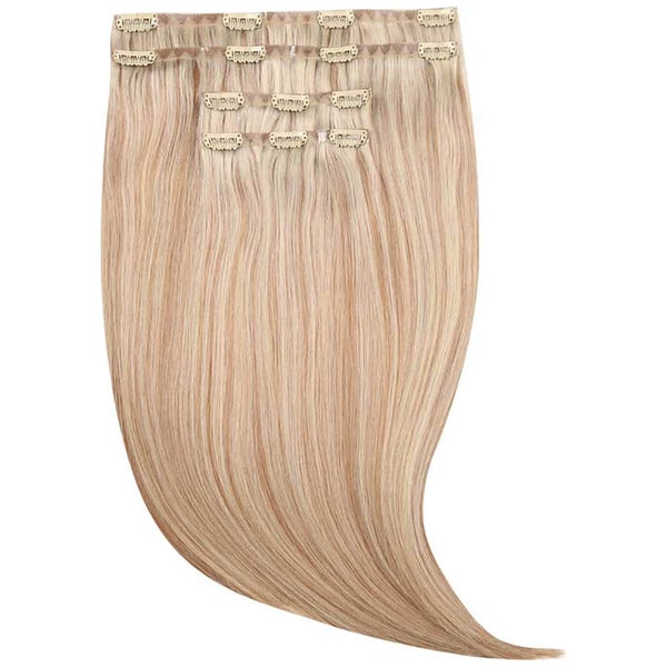 Beauty Works Jen Atkin Invisi-Clip-In Hair Extensions 45,7 cm -hiuslisäke, Bohemian Blonde 18/22