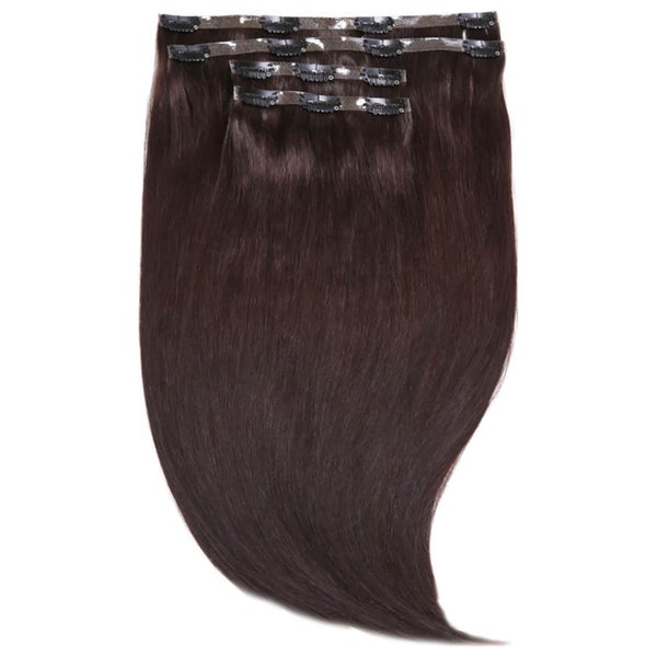 Beauty Works Jen Atkin Invisi-Clip-In Hair Extensions 18" - Raven 2