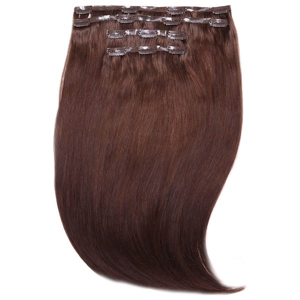 Beauty Works Jen Atkin Invisi-Clip-In Hair Extensions 18" – Hot Toffee 4