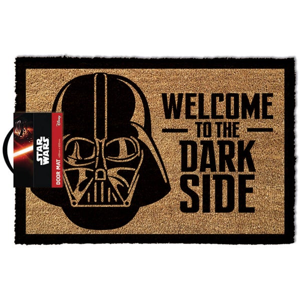Star Wars 'Welcome To The Dark Side' Doormat - Black (40 x 60cm)