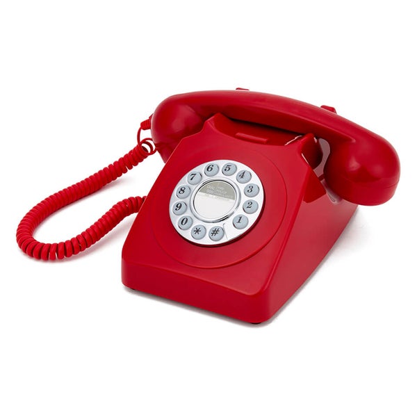 GPO Retro 746 Push Button Telephone - Red