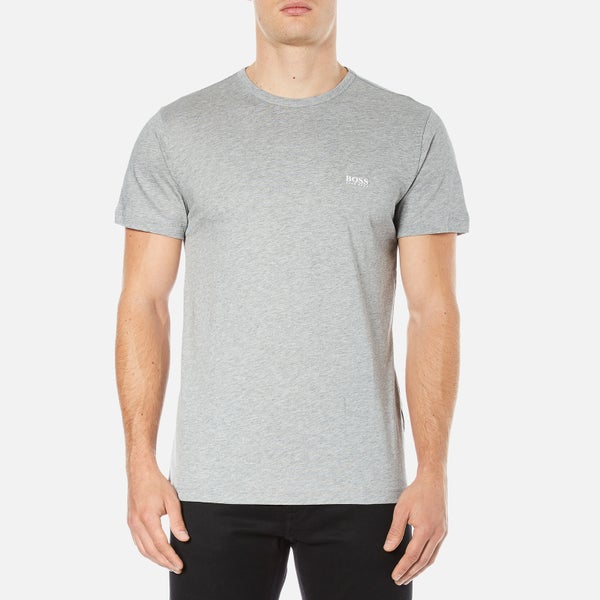BOSS Green Men's Small Logo T-Shirt - Grey