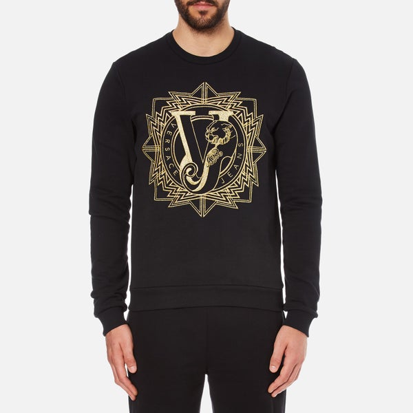 Versace Jeans Men's Light Sweatshirt - Black