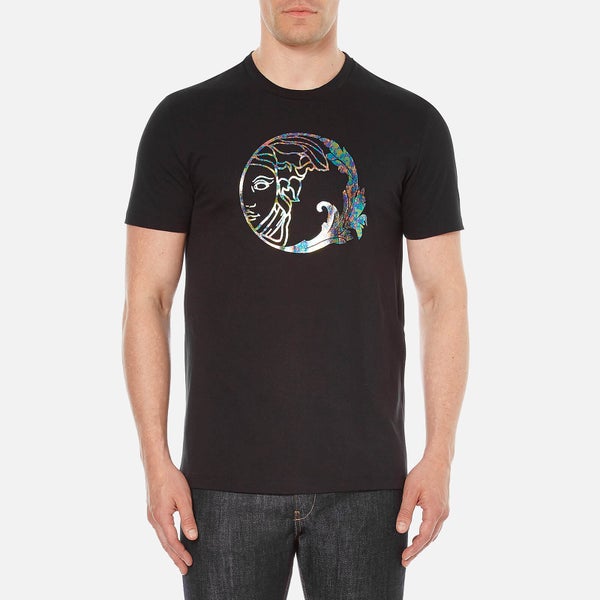 Versace Collection Men's Medusa Printed T-Shirt - Black
