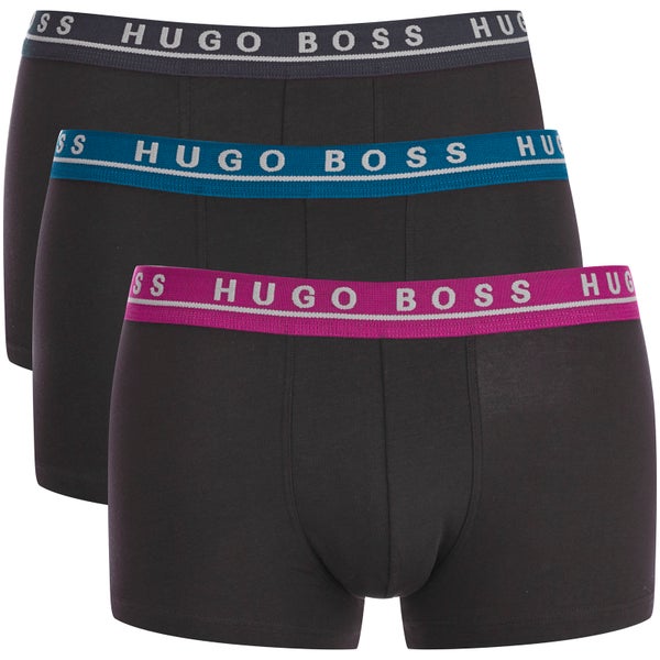 BOSS Hugo Boss Men's 3 Pack Trunks - Black