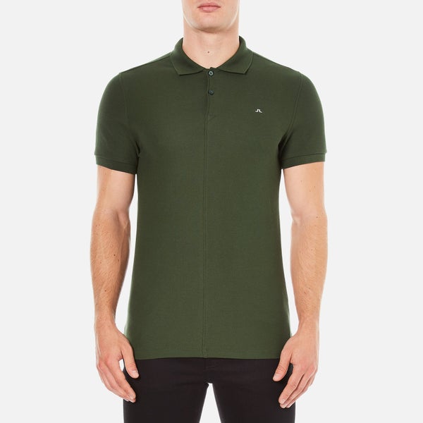 J.Lindeberg Men's Rubi Slim Polo Shirt - Green