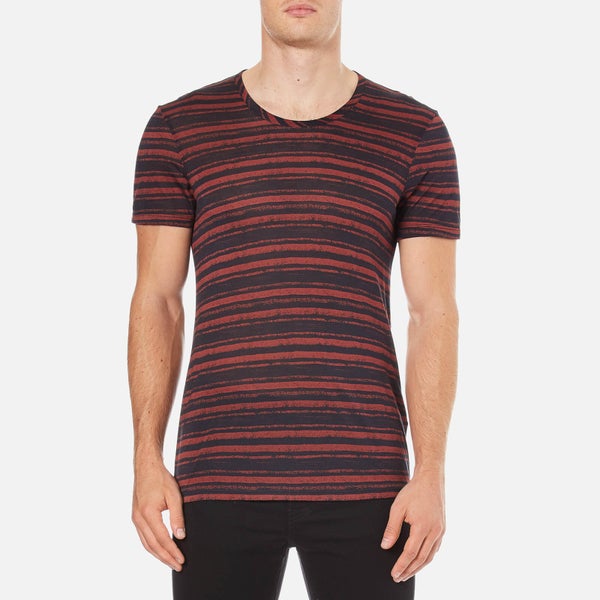 J.Lindeberg Men's Teller Stripe T-Shirt - Multi