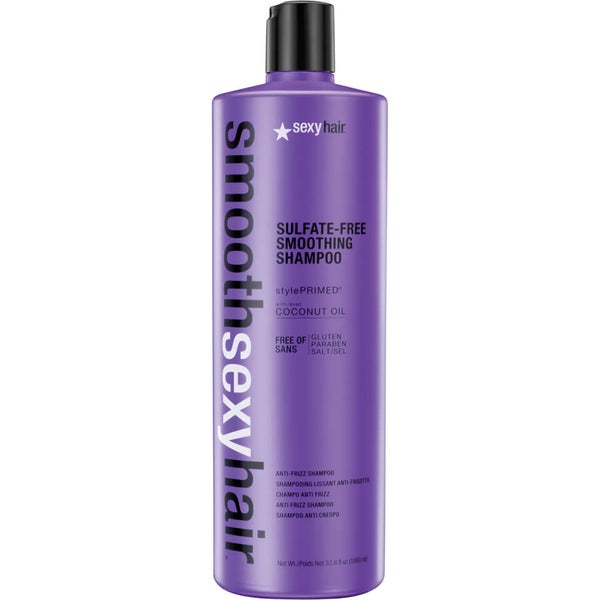 Sexy Hair Smooth Anti-Frizz Shampoo 1000ml (Worth $57)