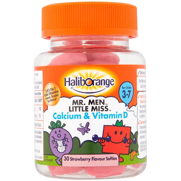 Haliborange Mr Strong Calcium & Vitamin D Softie - 30 Strawberry Softies