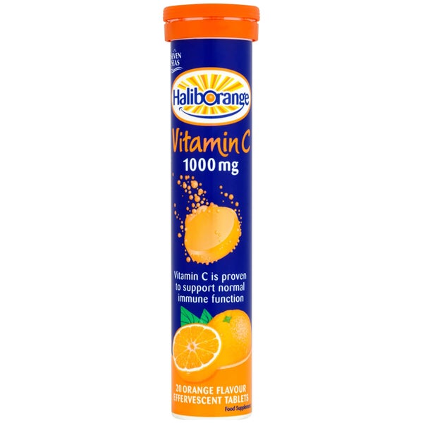 Haliborange Vitamin C Effervescent Tablets 1000mg - 20 Orange Flavour Tablets