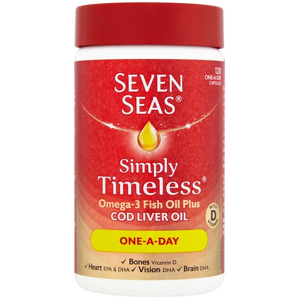 Seven Seas Cod Liver Oil One-A-Day - 120 Capsules