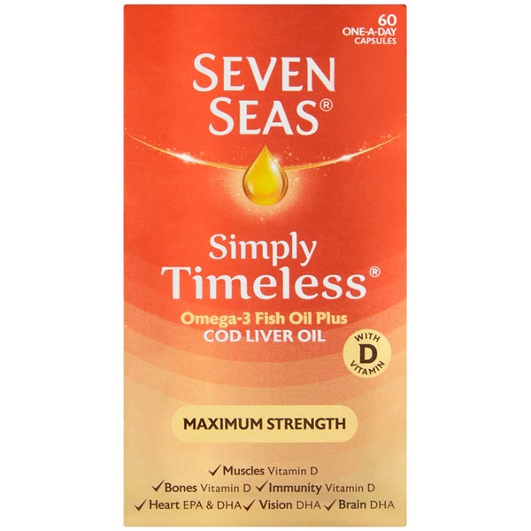 Seven Seas Cod Liver Oil Extra High Strength - 60 Capsules