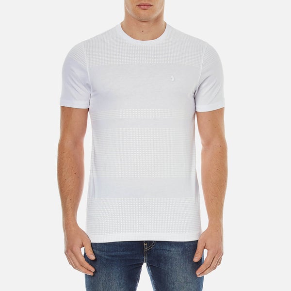 Luke 1977 Men's Bob Fox Spot Print T-Shirt - White Grey