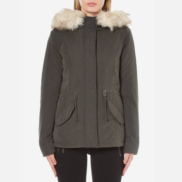 ONLY Women's Lucca Short Parka - Peat