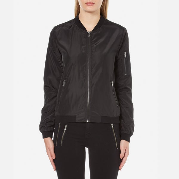 ONLY Women's New Linea Nylon Jacket - Black