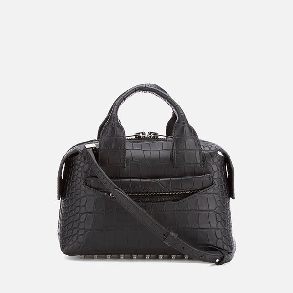 Alexander Wang Women's Rogue Small Croc Satchel - Black