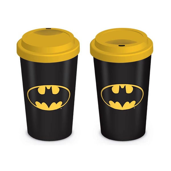 DC Comics Batman Ceramic Travel Mug - Black