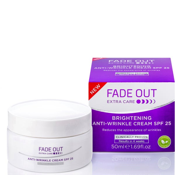 Creme Antirrugas Iluminador com FPS 25 Extra Care da Fade Out 50 ml