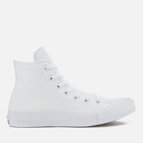 Converse Chuck Taylor All Star II Hi-Top Trainers - White/White/Navy