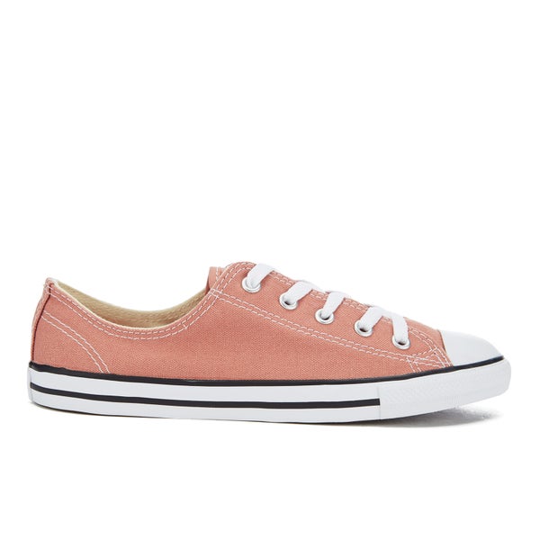 Converse Women's Chuck Taylor All Star Dainty Ox Trainers - Pink Blush/Black/White