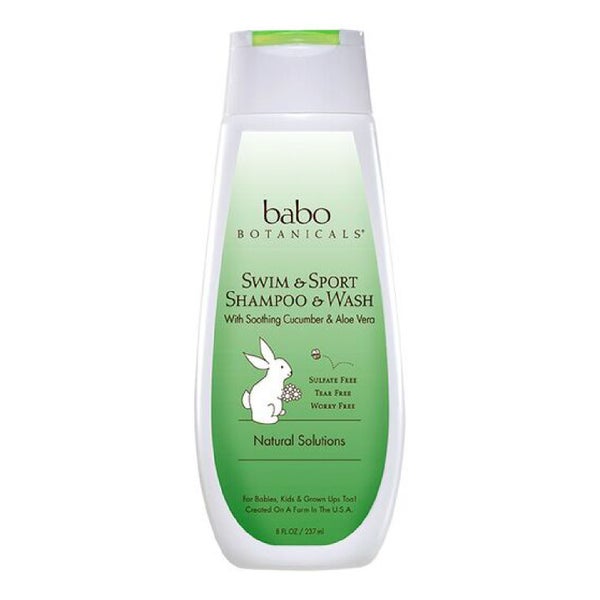 Babo Botanicals Cucumber Aloe Vera Clean Sport Shampoo and Wash