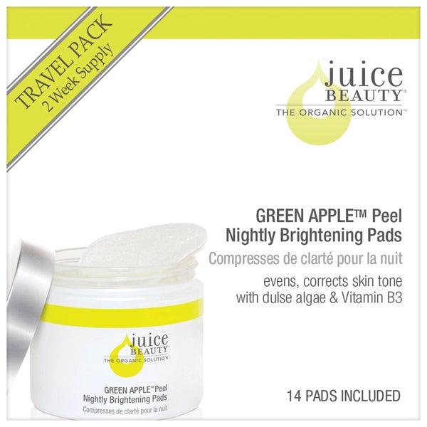 Juice Beauty Green Apple Peel Nightly Brightening Pads - Travel Size