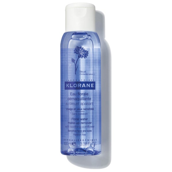 KLORANE Floral Water Make-Up Remover with Soothing Cornflower 3.4oz