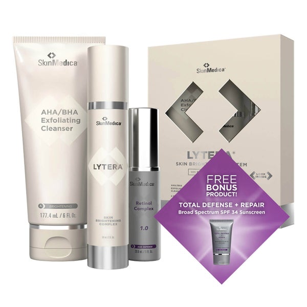 SkinMedica LYTERA Skin Brightening System with Retinol Complex 1.0 zestaw produktów rozjaśniających skórę