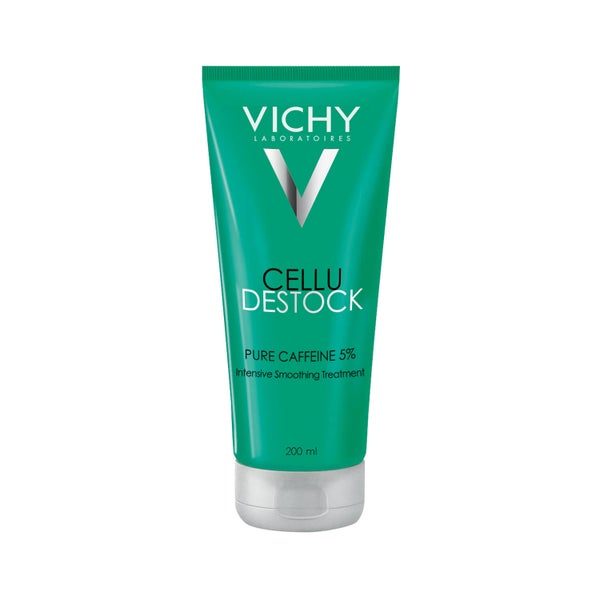 Vichy CelluDestock Intensive Smoothing Treatment Body Lotion Gel with Caffeine for Hips and Thighs, 6.74 fl. oz.