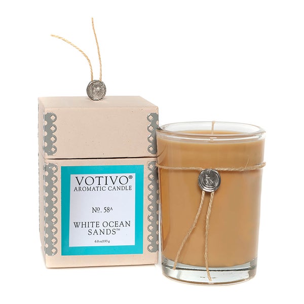 Votivo Aromatic Candle White Ocean Sands