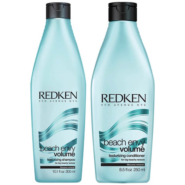 Redken Beach Envy Volume Texturizing Shampoo (300 ml) og Beach Envy Volume Texturizing Conditioner (250m l)