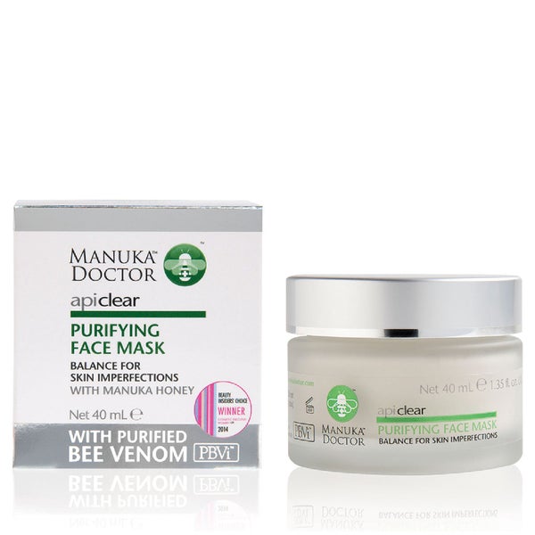 Mascarilla purificante Purifying Face Mask de ApiClear de Manuka Doctor (40 ml)