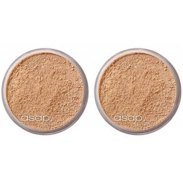 2 x asap Pure Mineral Makeup - Two 8g