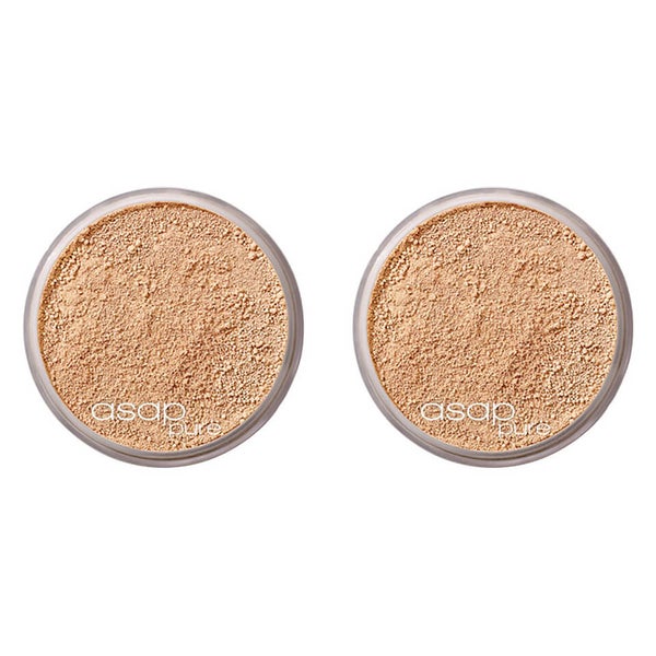 2 x asap Pure Mineral Makeup - One.Five 8g