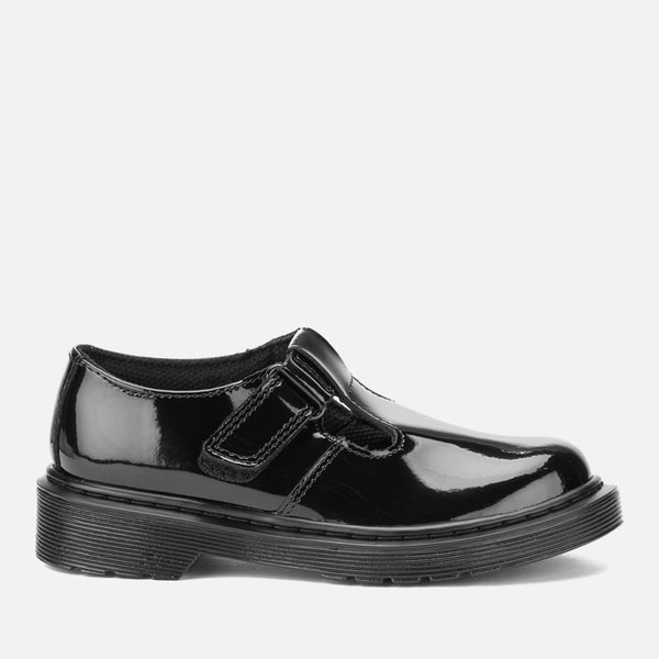 Dr. Martens Kids' Goldie Patent Lamper Leather Mary Jane Shoes - Black