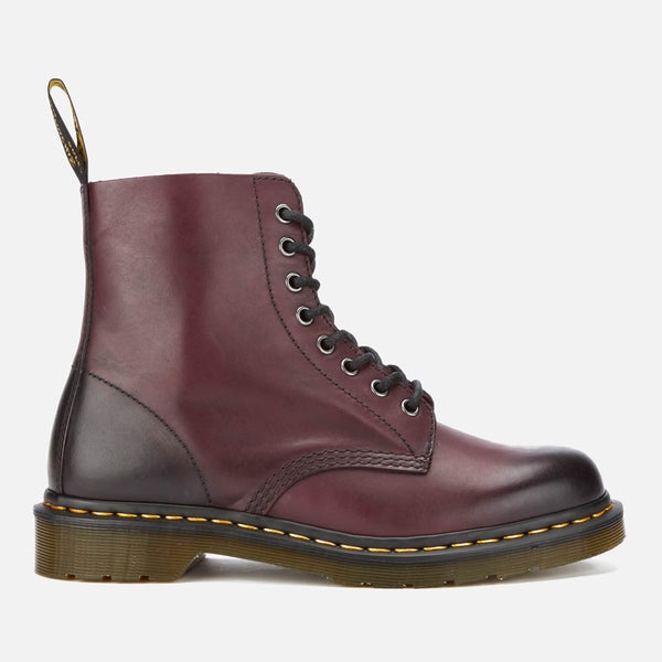 Dr. Martens Men's 1460 Pascal Antique Temperley Leather 8-Eye Boots - Cherry Red
