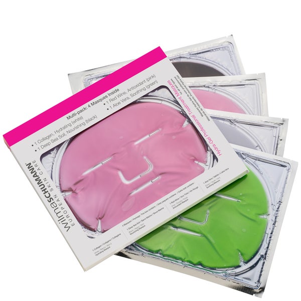 Набор гидрогелевых масок Wilma Schumann Hydra-Gel Masques Variety Pack (4 маски)