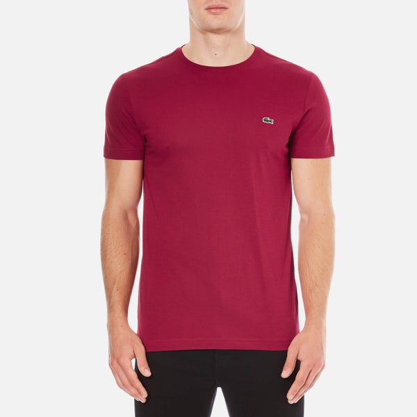 Lacoste Men's Crew Neck T-Shirt - Bordeaux